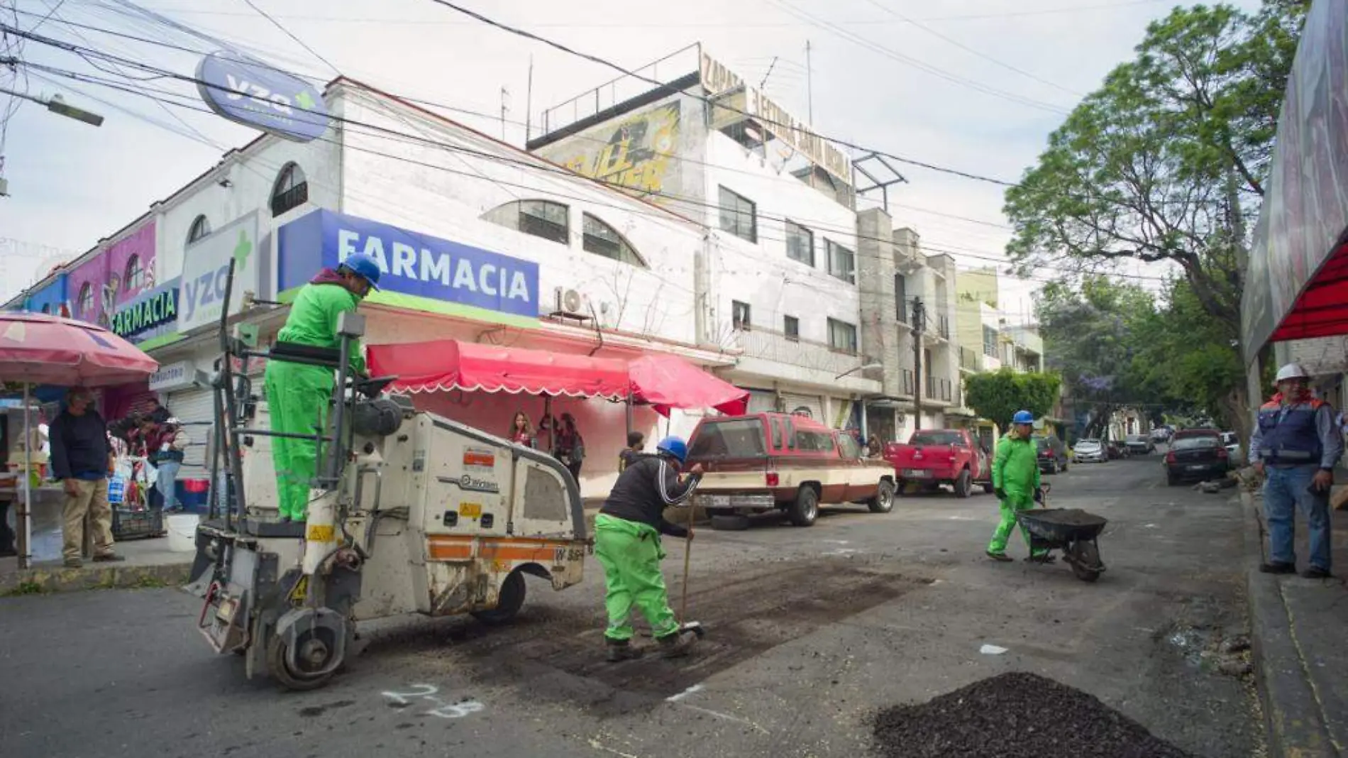 Bacheo y pavimentado 